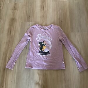 GAP Kids Long Sleeve Lavender Tee